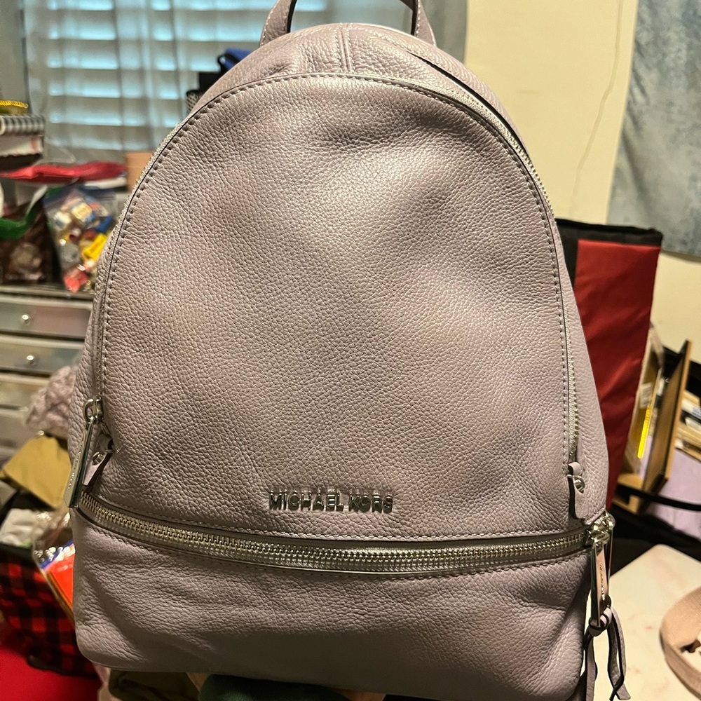 Lavender Michael Kors backpack